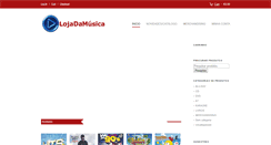Desktop Screenshot of lojadamusica.com